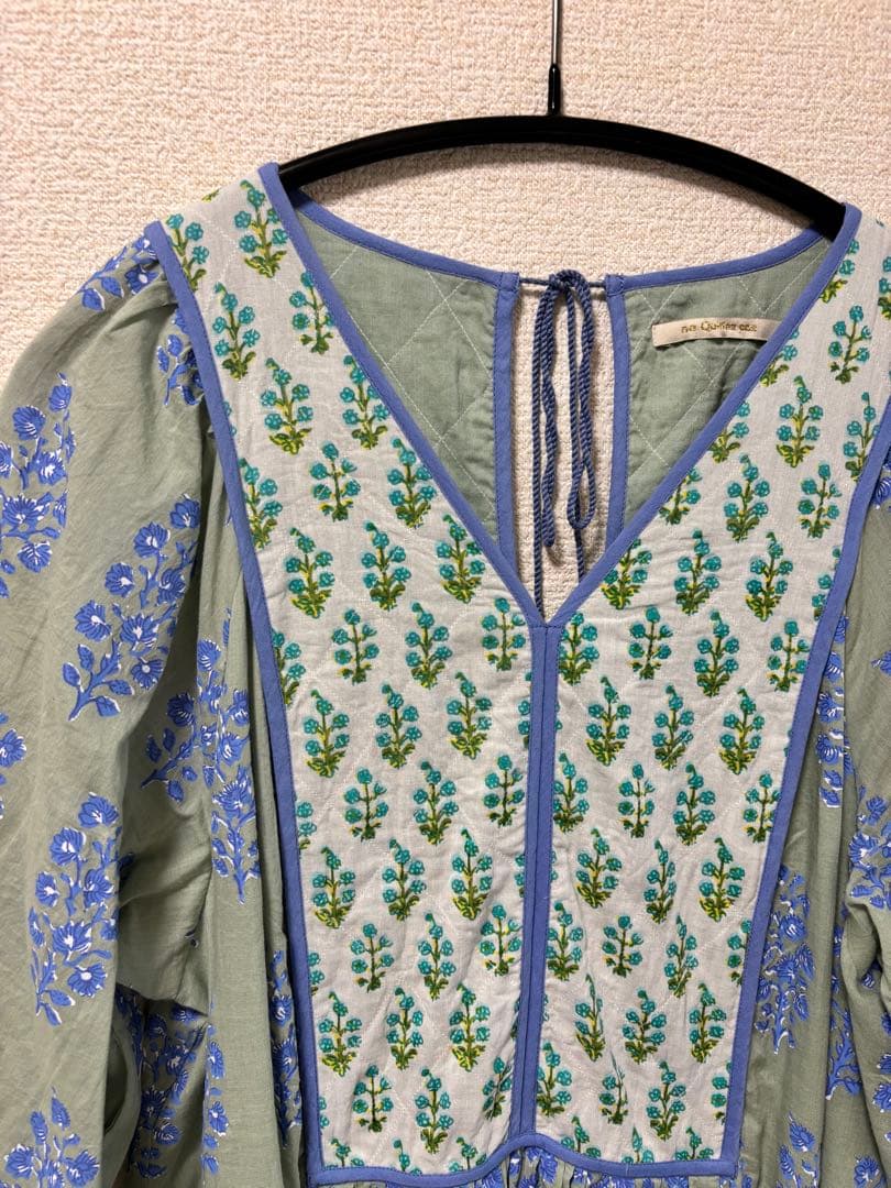 ne Quittezpasヌキテパ エスニックコンビワンピース