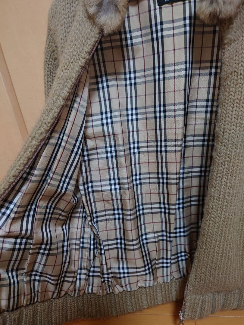 バーバリー　ニットブルゾン