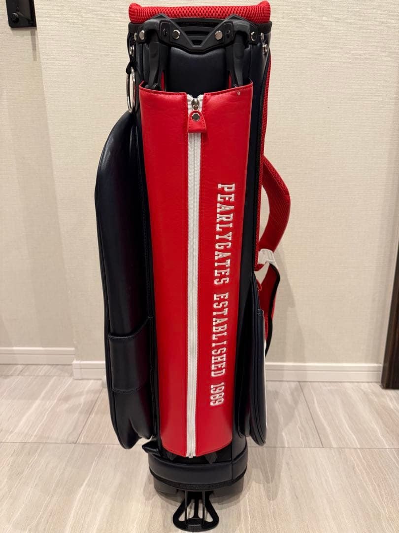 たとぅ〜ん パーリーゲイツ キャディバッグ トリコロール ヘッドカバー付き