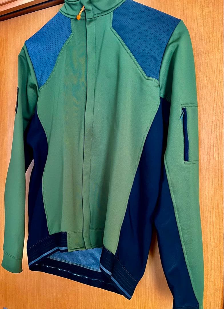 Isadore サイクルジャケット 緑と紺