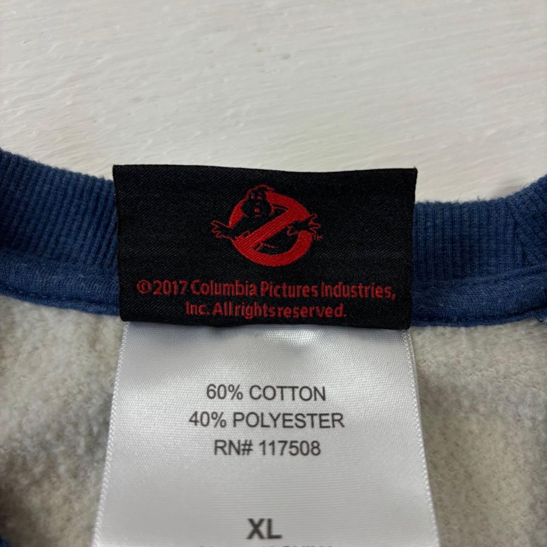 ストレンジャーシングス ラグランスウェット　XLサイズ　ゴーストバスターズ 古着