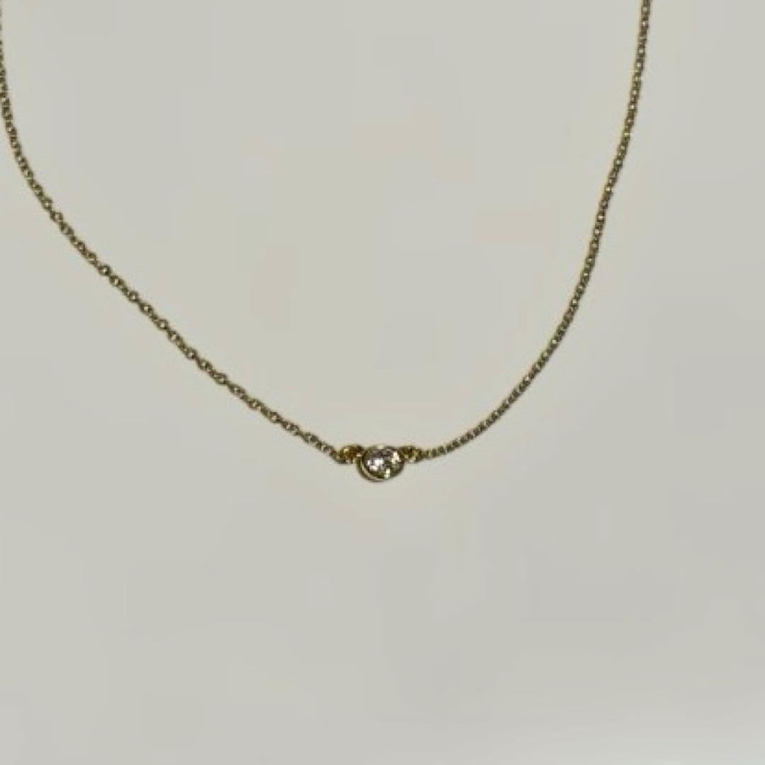 ティファニー ダイヤモンドバイザヤード イエローゴールド