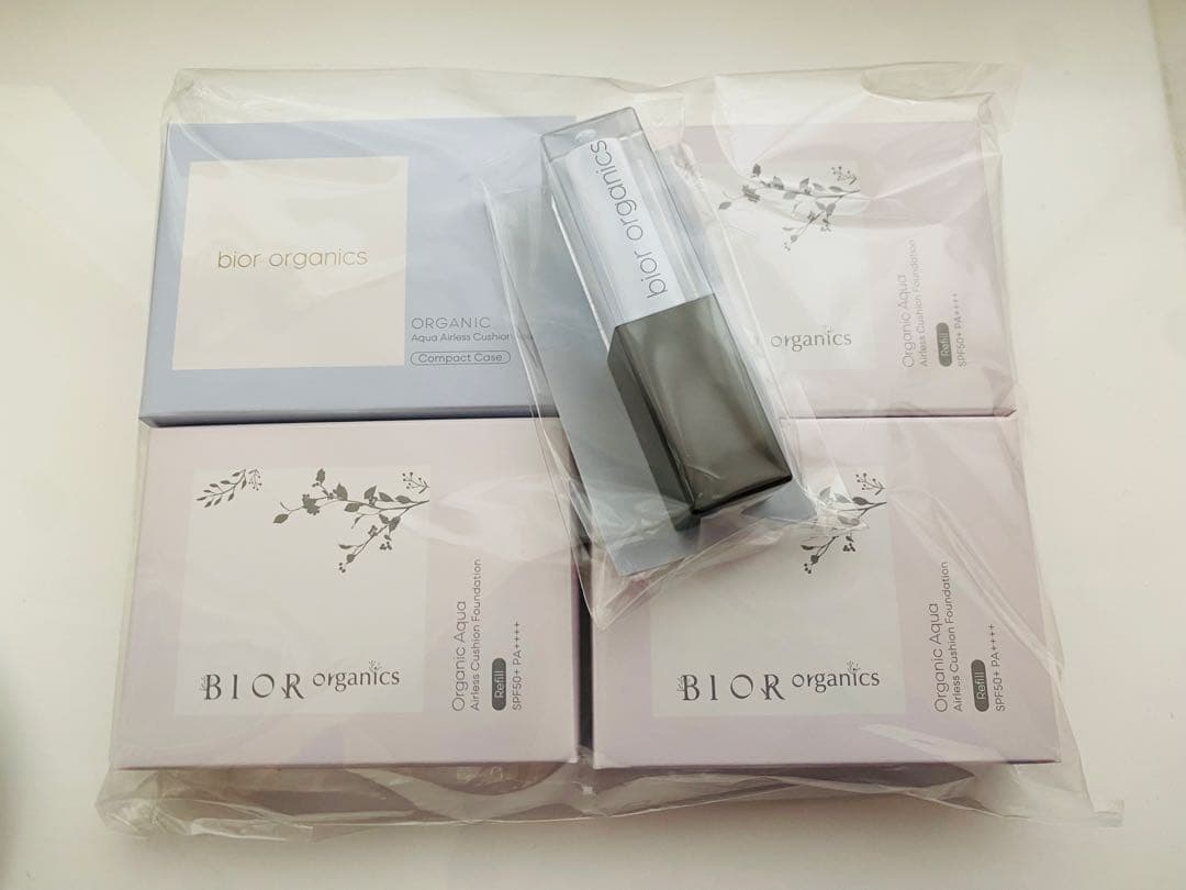 ビオール、新色コンパクト、ブルー★オリジナル5点セット（ブライト、色白肌用）