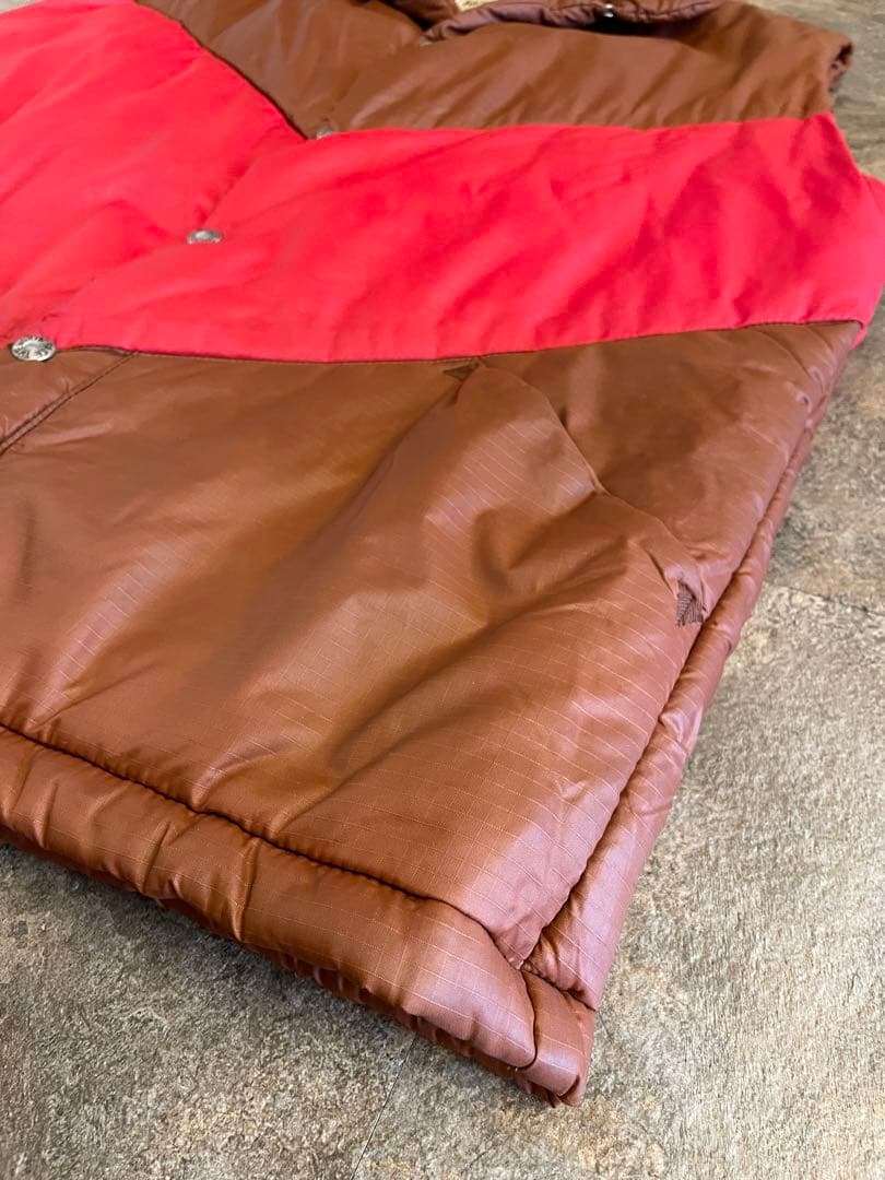 70〜80s THE NORTH FACE ノースフェイス 茶タグ ダウンベスト
