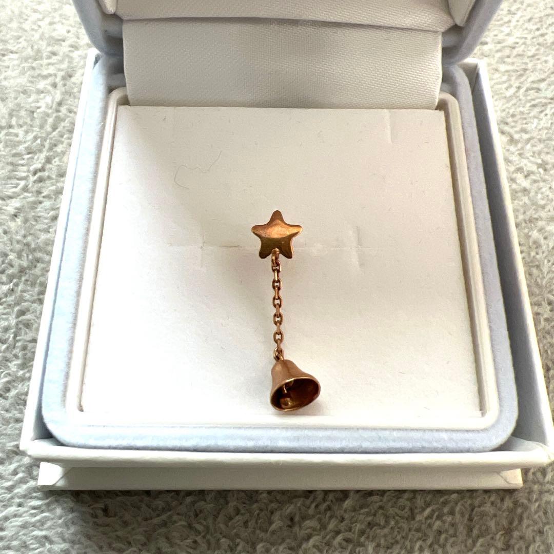 #18金#ピアス#スターカット#片方