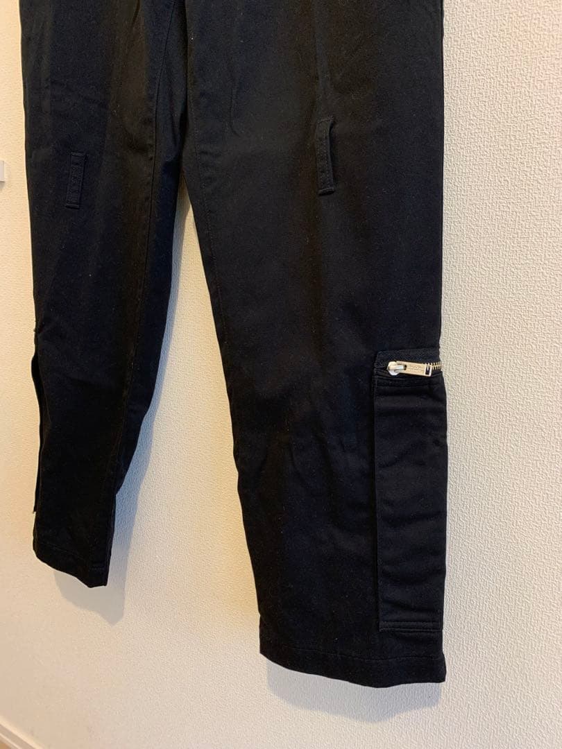 UNDERCOVER 20SS/コットンカツラギフライトパンツ ブラック