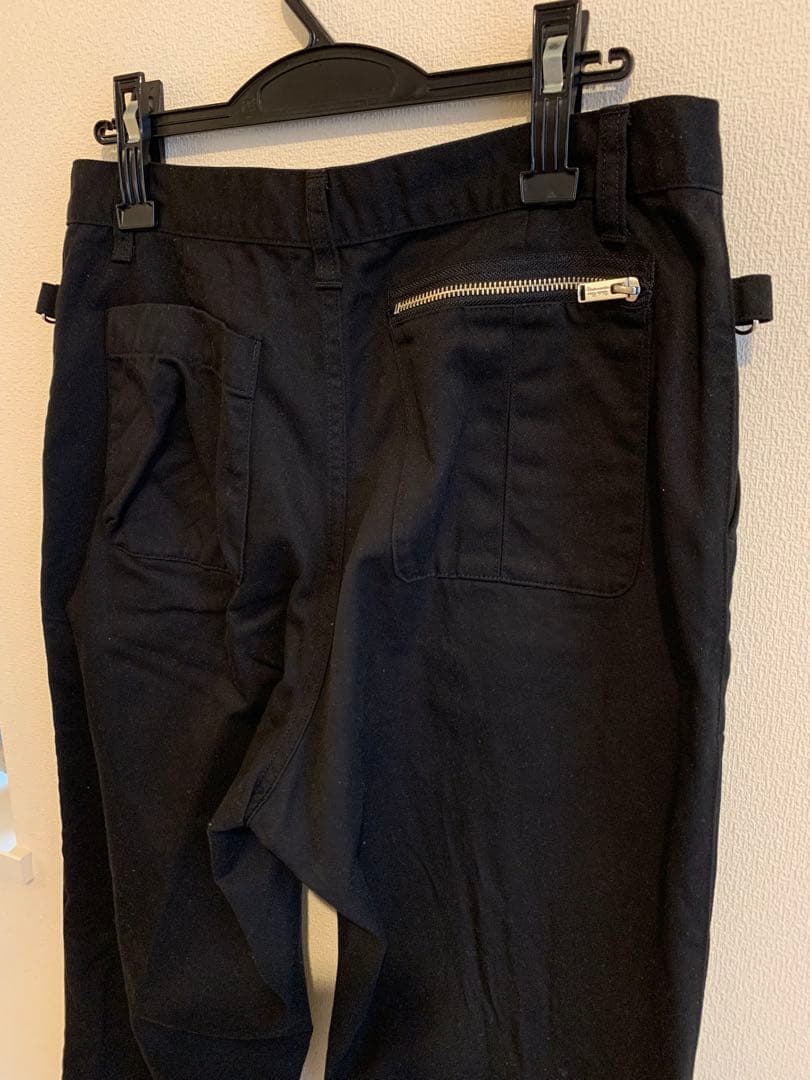 UNDERCOVER 20SS/コットンカツラギフライトパンツ ブラック