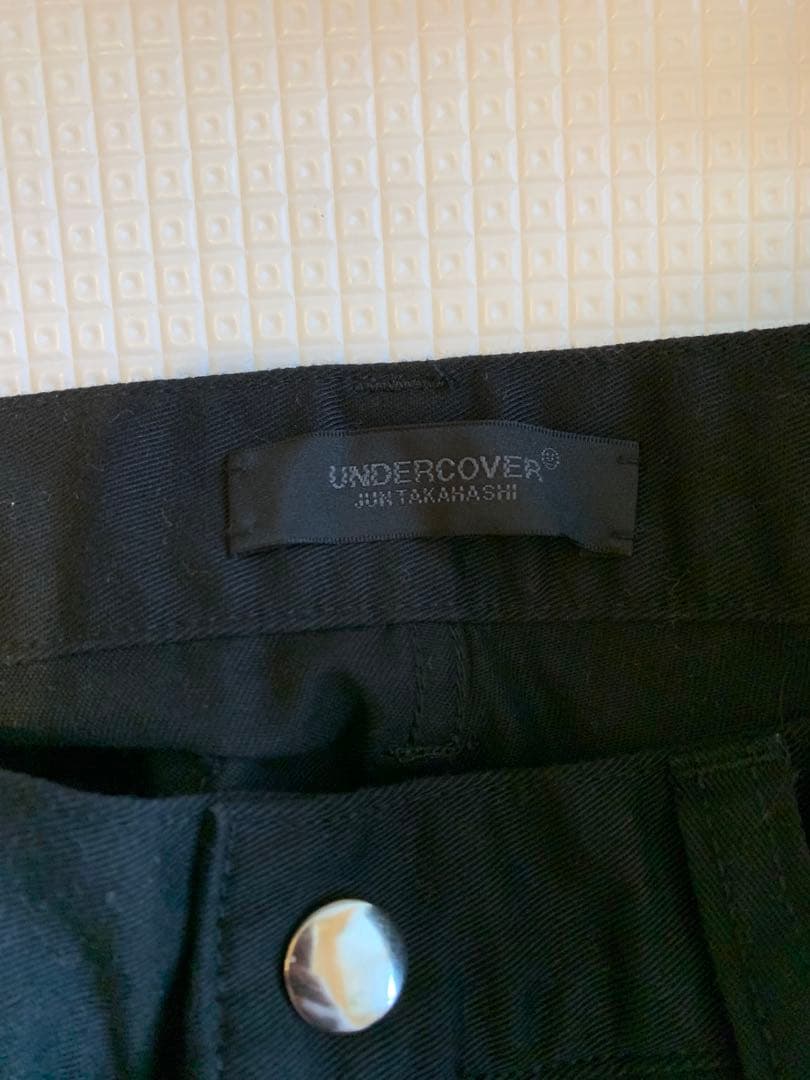UNDERCOVER 20SS/コットンカツラギフライトパンツ ブラック