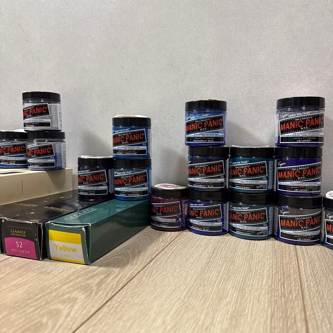 ［マニキュア32個セット売り】MANIC PANIC ヘアカラー剤 多色セット