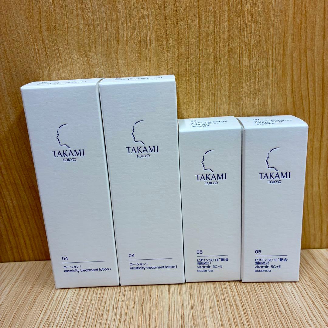 □【未使用】TAKAMI タカミ美容液(5C+E / 角質)2点 / 化粧水2点