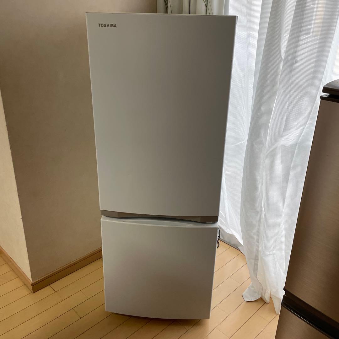 TOSHIBA 2ドア冷蔵庫 ホワイトGR-R15BS 2020年製