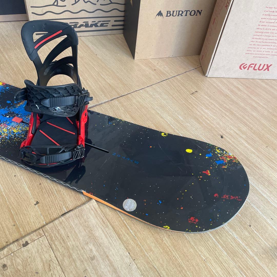 BURTON×SALOMON　バートン　スノーボード　サロモンバインディング付