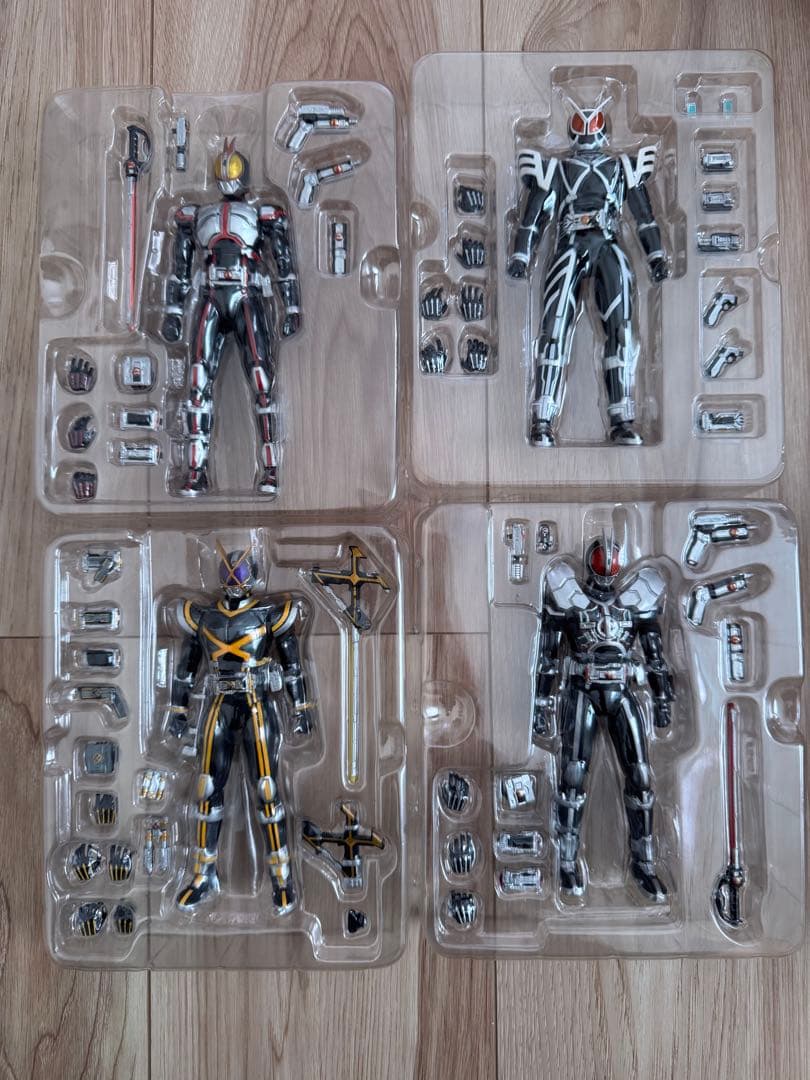 【開封】S.H.Figuarts 仮面ライダーファイズ 6個セット