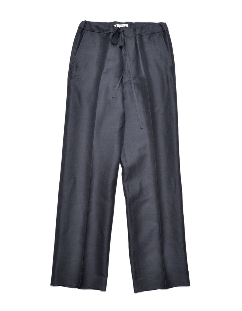 AURALEE シルクリネン ドビースラックス