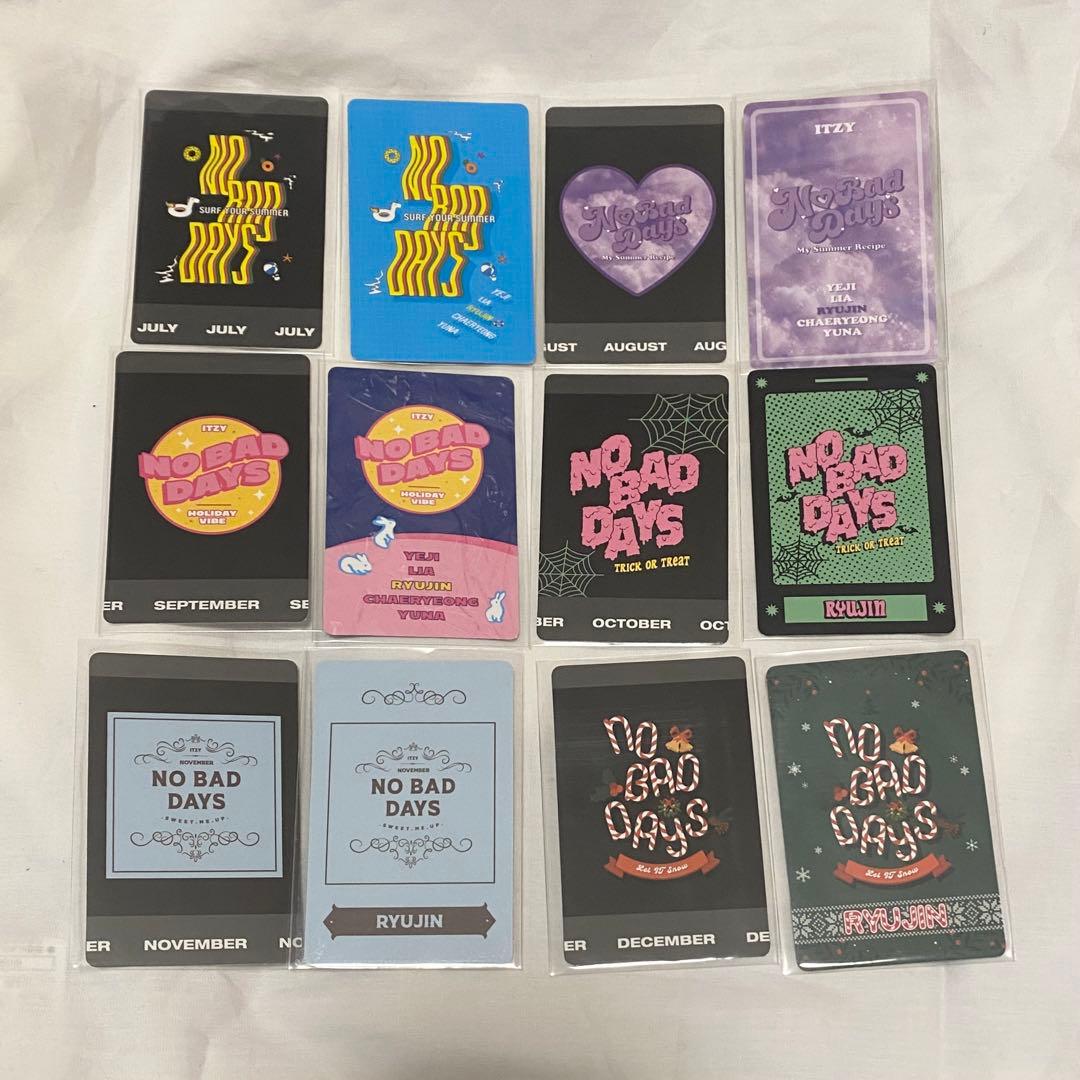 ITZY リュジン NO BAD DAYS トレカ チェキ風