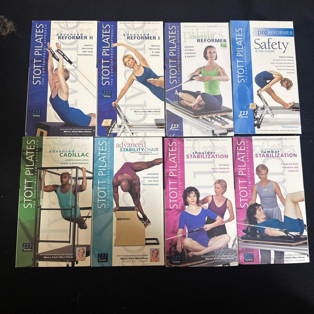 STOTT PILATES カセットビデオ用8本セット　ピラティスエクササイズ