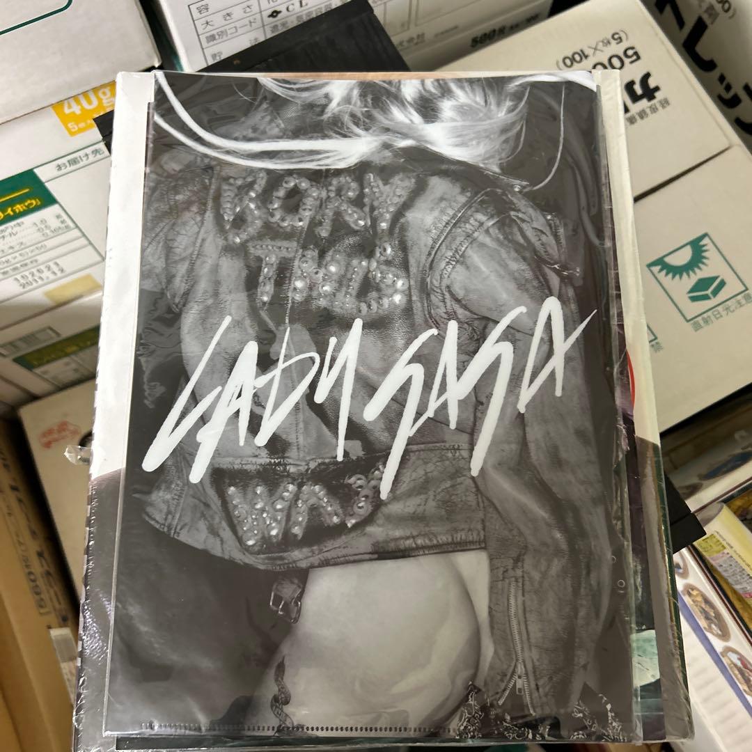 新品　未開封　レディーガガ　写真集　ツアーパンフレット　クリアファイル　ガガ