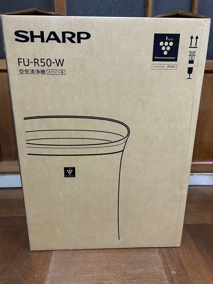 【2025年製】SHARP シャープ　空気清浄機　FU-R50–W