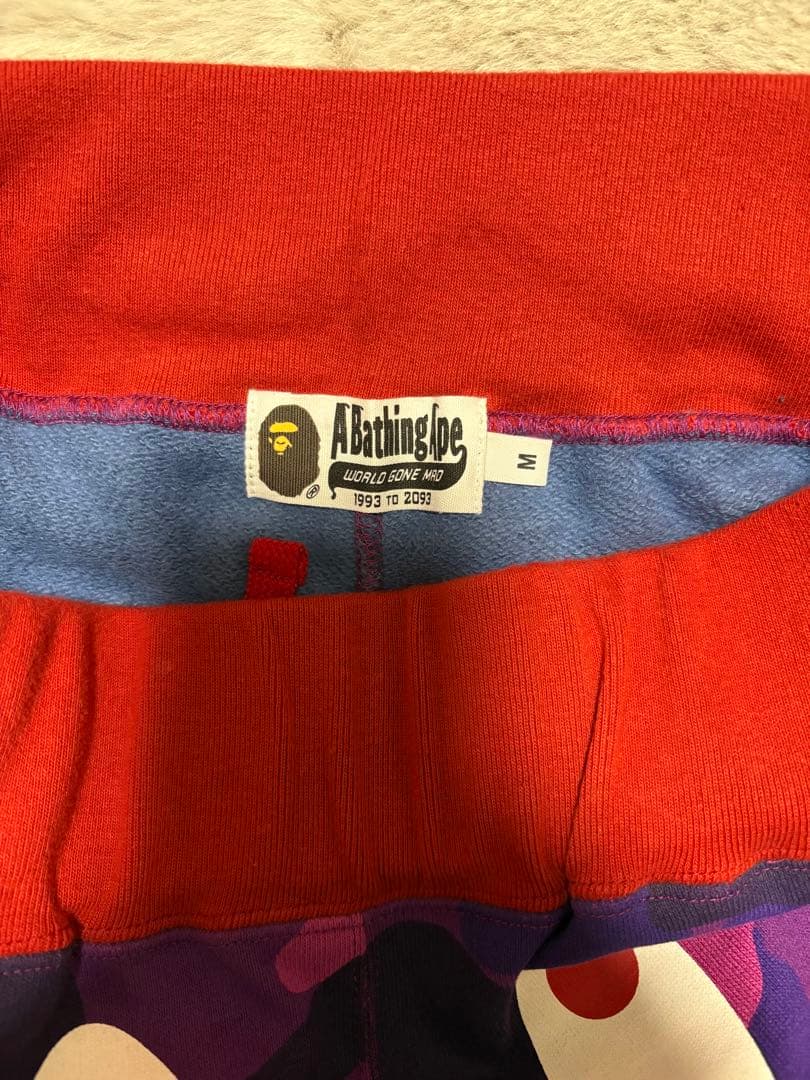 キ*ビ様 APE CRAZY CAMO SHARK SWEAT SHORTS