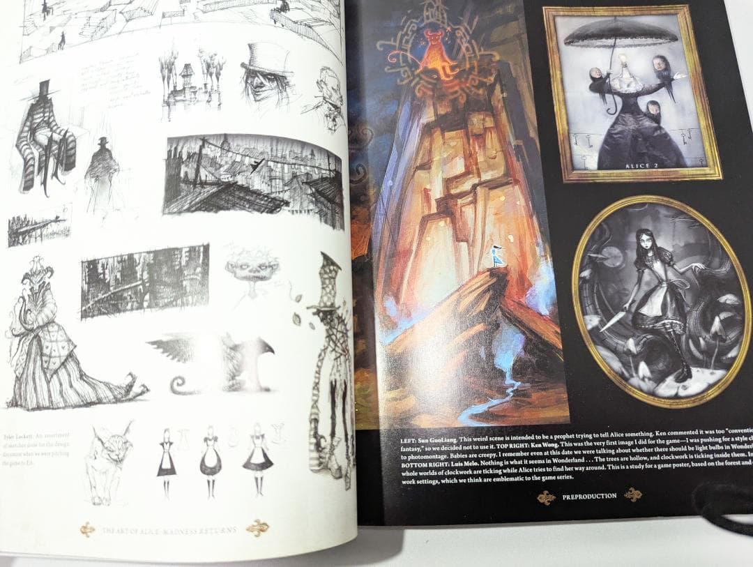 アリスインナイトメア / アリスマッドネスリターンズ 設定画集