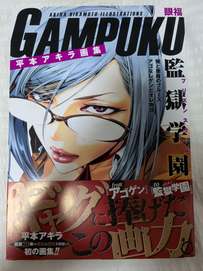 美品　帯付き　ポスター付き　GAMPUKU 眼福 平本アキラ画集
