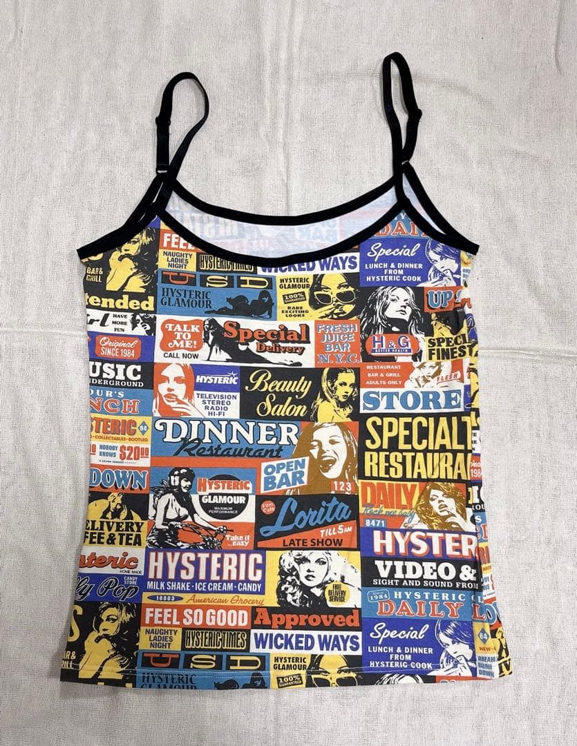 ヒステリックグラマー キャミソール 総柄