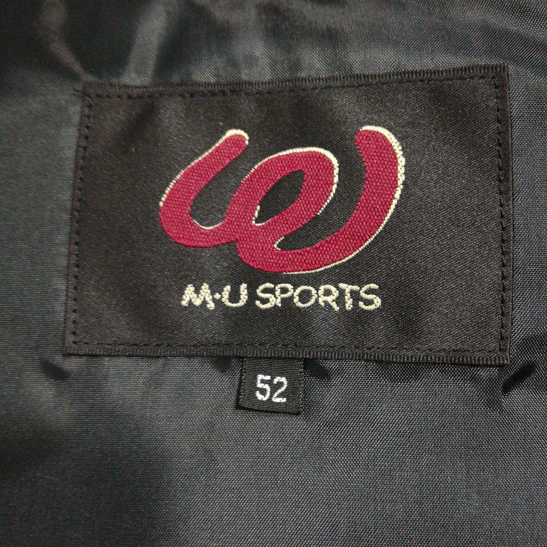 M・U SPORTS ダウンベスト ロゴ ゴルフウェア メンズ エムユースポーツ