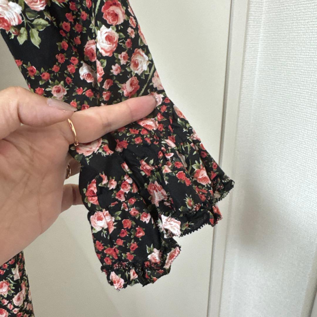 本日限定SALE♡美品 ピンクハウス 薔薇柄ワンピース