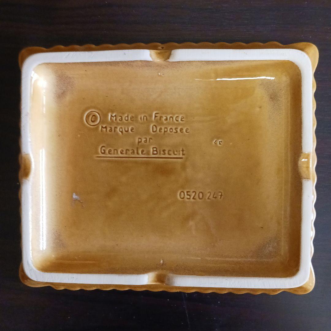 ヴィンテージ　フランスのビスケット型プレート(Lu)