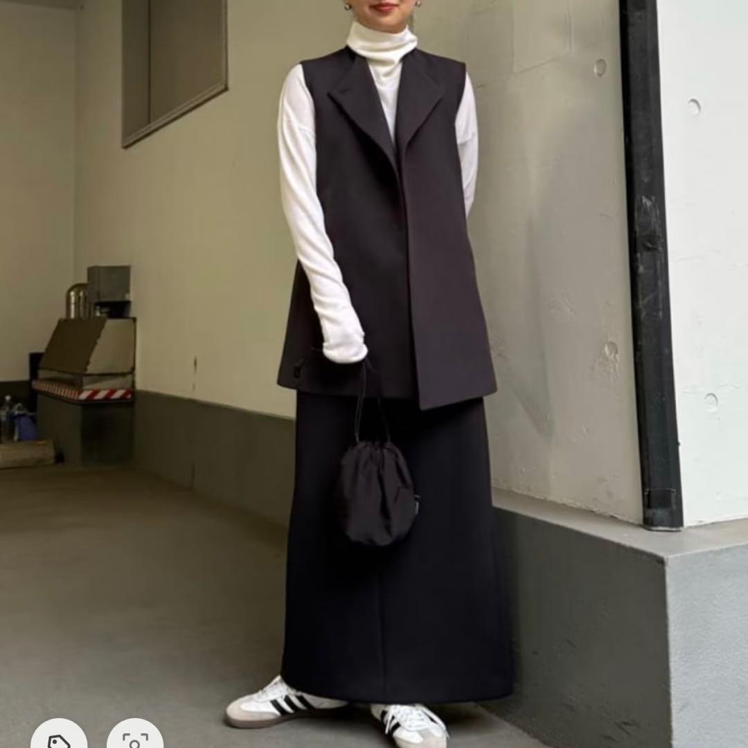 人気 2024 マルゥユナイテッドアローズ ウエストベルトジレ 黒