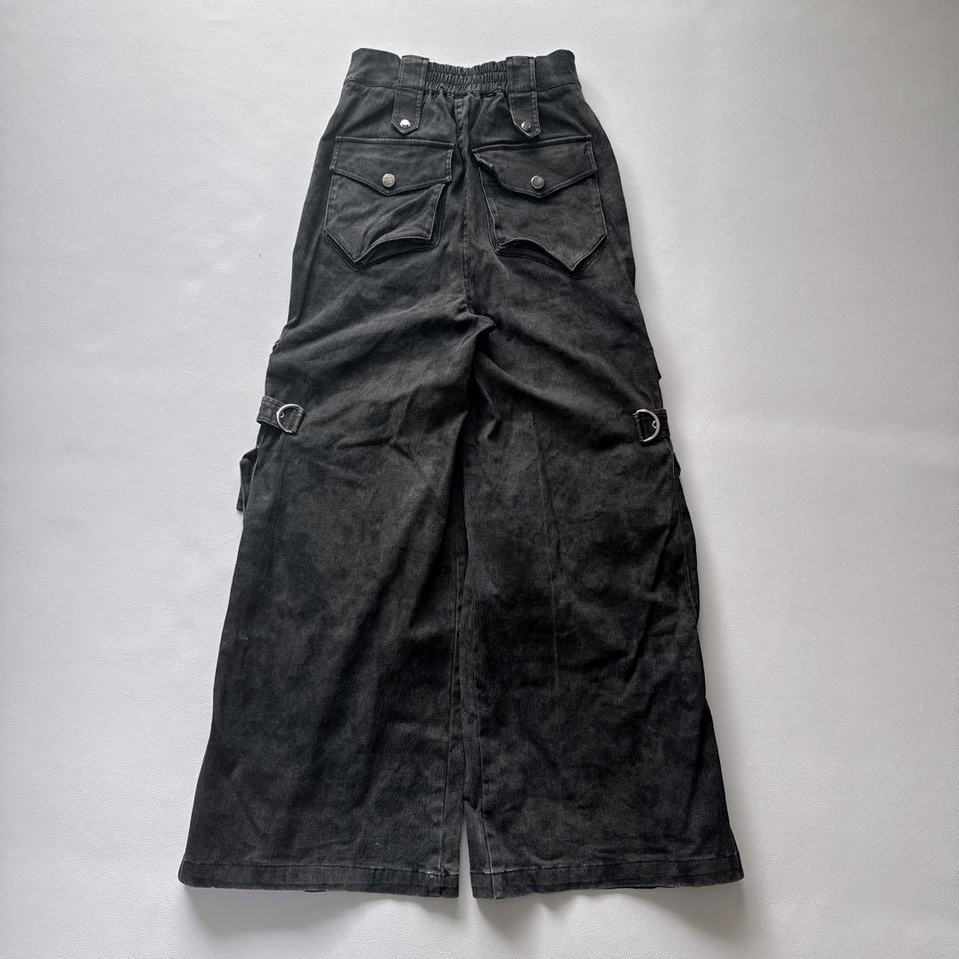 Y2K ベルト ギミックカーゴパンツ　平成　ワイドパンツ