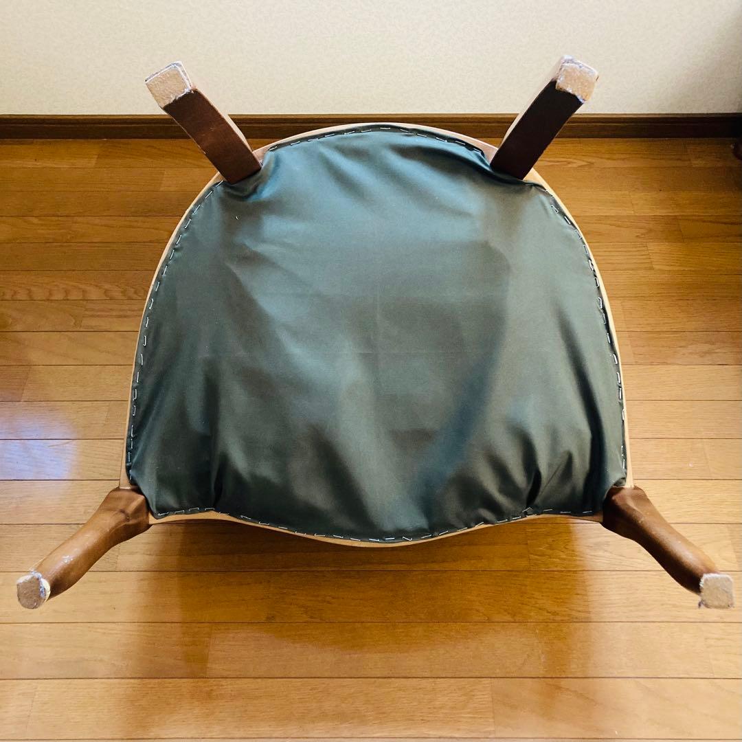 ꧁姫家具꧂ ロココ様式　木製花柄アームチェア　一人掛けソファー　猫脚　シングル