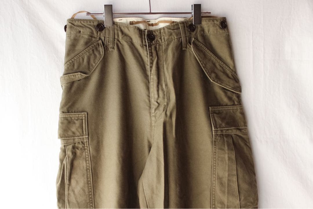 美品 極太 M51 Jhonbull製 ミリタリーカーゴパンツワイド 米軍 復刻