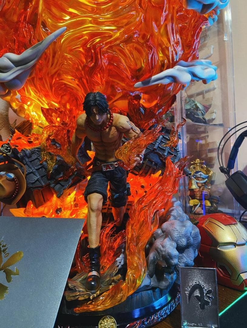 ONE PIECE ポートガス·D·エース 1/3 彫刻フィギュア 海外限定