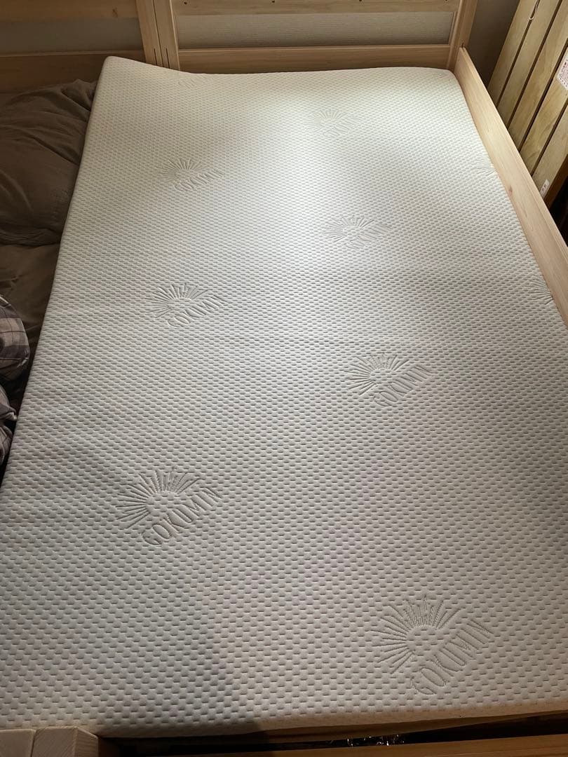 【ぬー】GOKUMIN 高反発マットレス セミダブル ホワイト