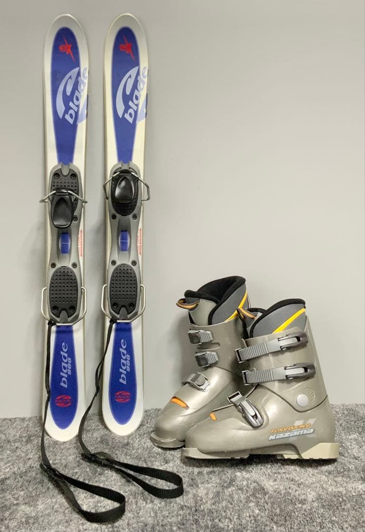 ex blade ショートスキー　KAZAMAブーツ26cm セット