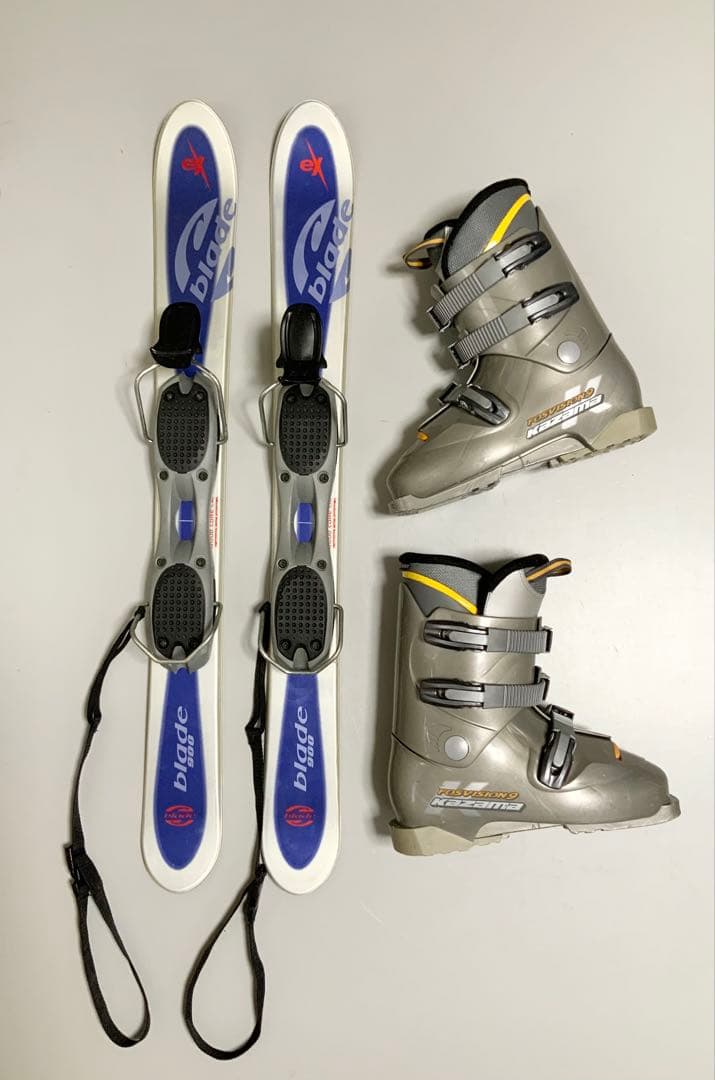 ex blade ショートスキー　KAZAMAブーツ26cm セット