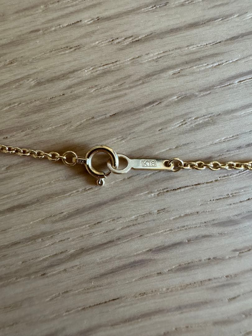 ル*ン様 18金ネックレス 小豆チェーン 1.5mm 55cm イエローゴールド