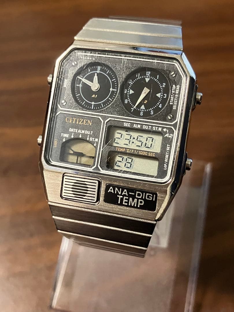 ANA DIGI TEMP アナデジ　citizen 稼働品
