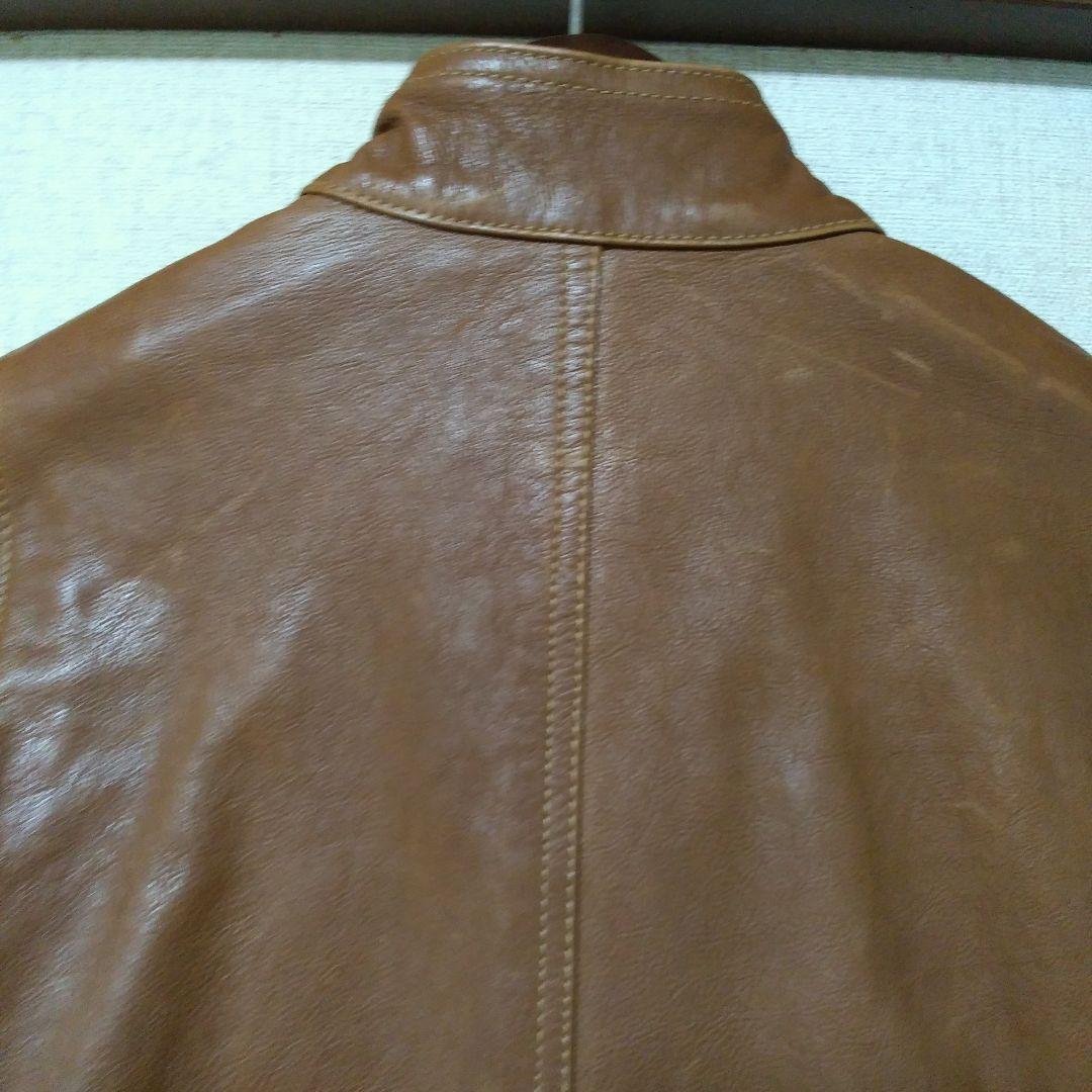 ★本日限定お値引き★COACH ブラウン シングルライダースジャケット