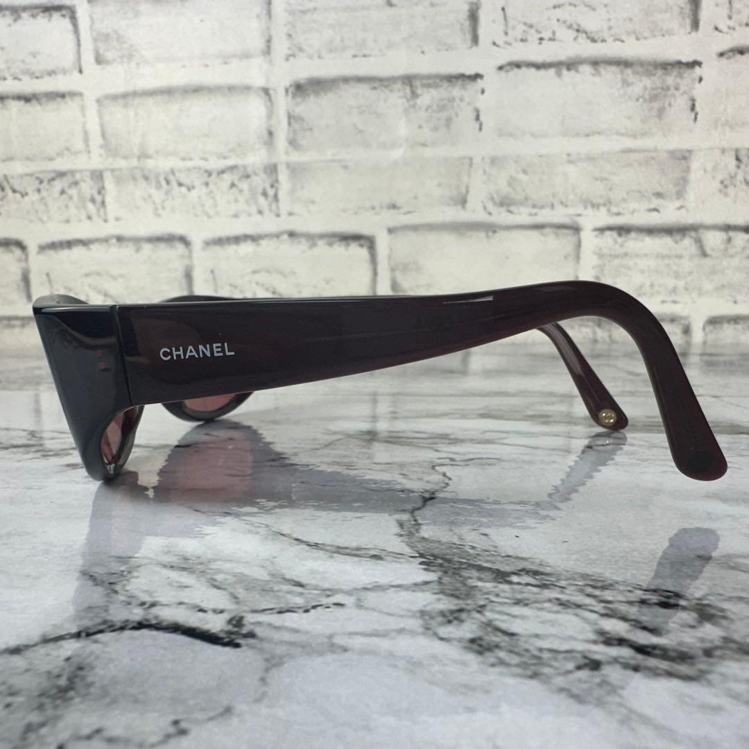 美品✨CHANEL シャネル 最高級サングラス サイドロゴ CC ココマーク刻印
