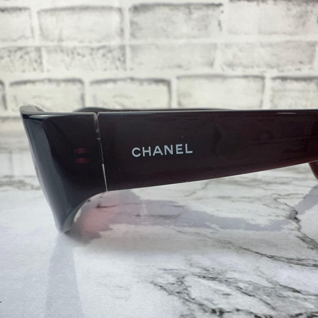 美品✨CHANEL シャネル 最高級サングラス サイドロゴ CC ココマーク刻印