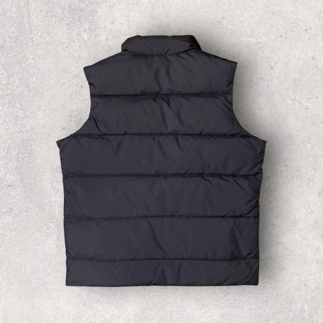 【ポロラルフローレン】ダウンベスト　リバーシブル　ネイビー　刺繍ロゴ　M相当　g