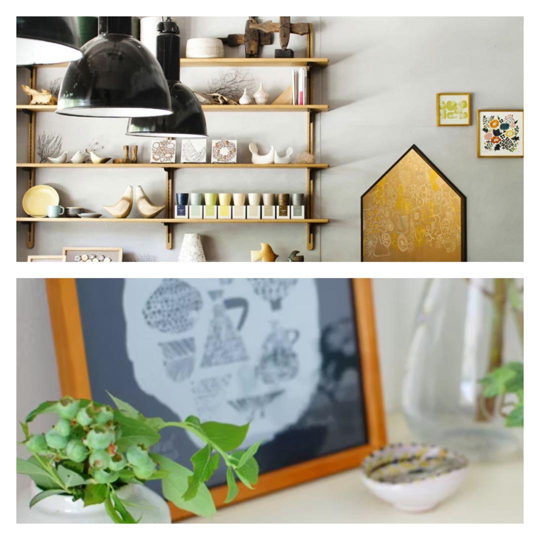 【販売終了品】バーズワーズ　シルクスクリーン/ポスター/伊藤利江/IDEE