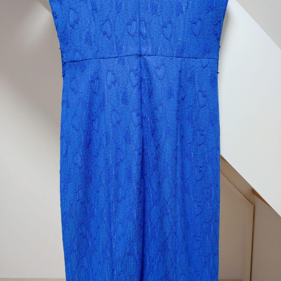 9号 M ヴァネッサハート マーメイド スクエア ワンピース ドレス ブルー