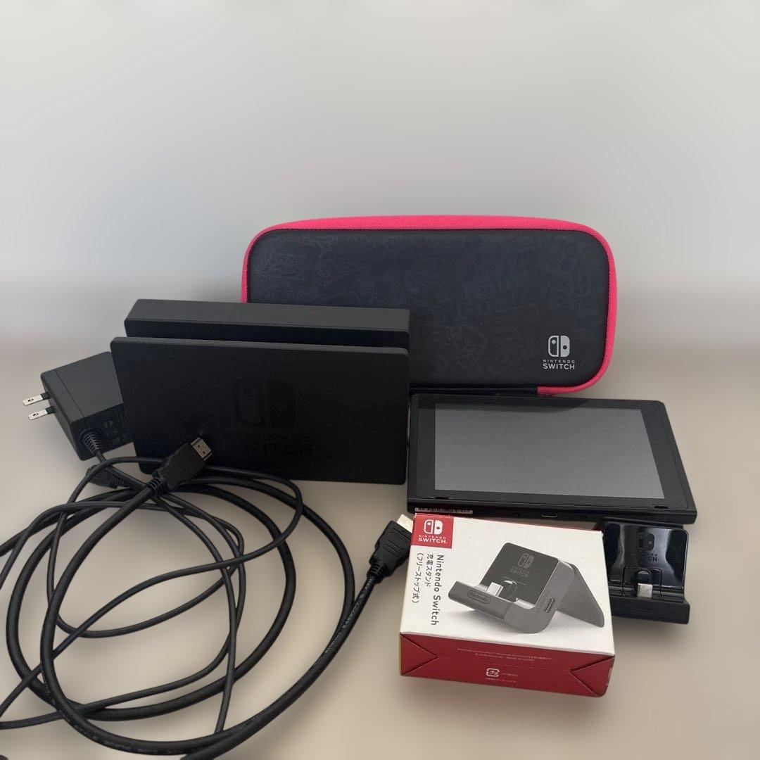 Nintendo Switch 本体 充電器 ドック ケース付き