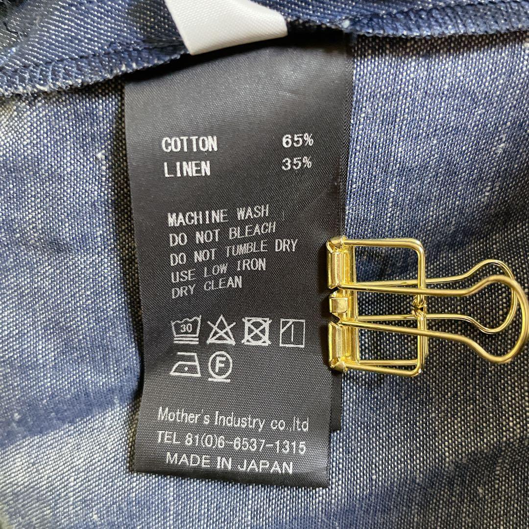 【新品】 ミズイロインド リネン ガウチョ バルーン ワイド パンツ プリーツ