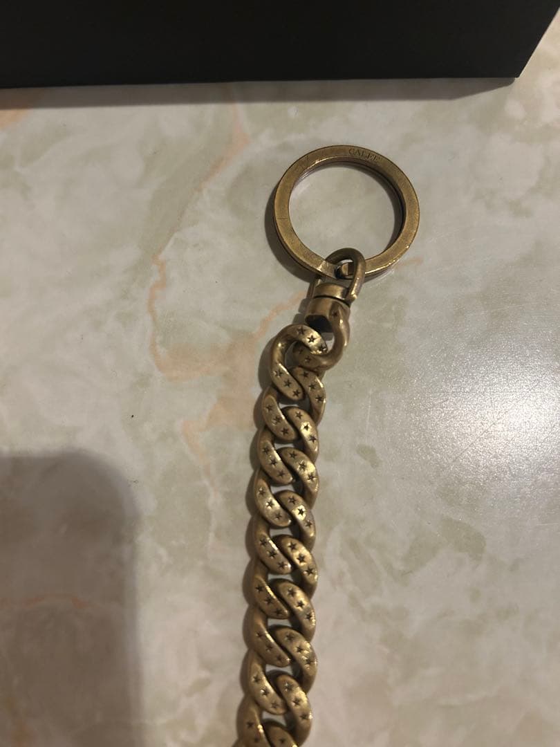 CALEE ウォレットチェーン ブラック