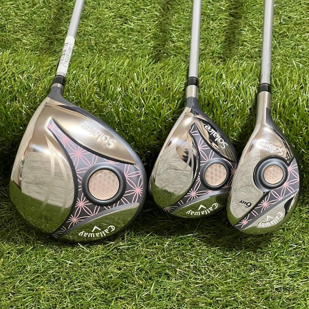 極美品 ゴルフクラブ レディース セット ソレイル 最新 現行モデル 8本 L
