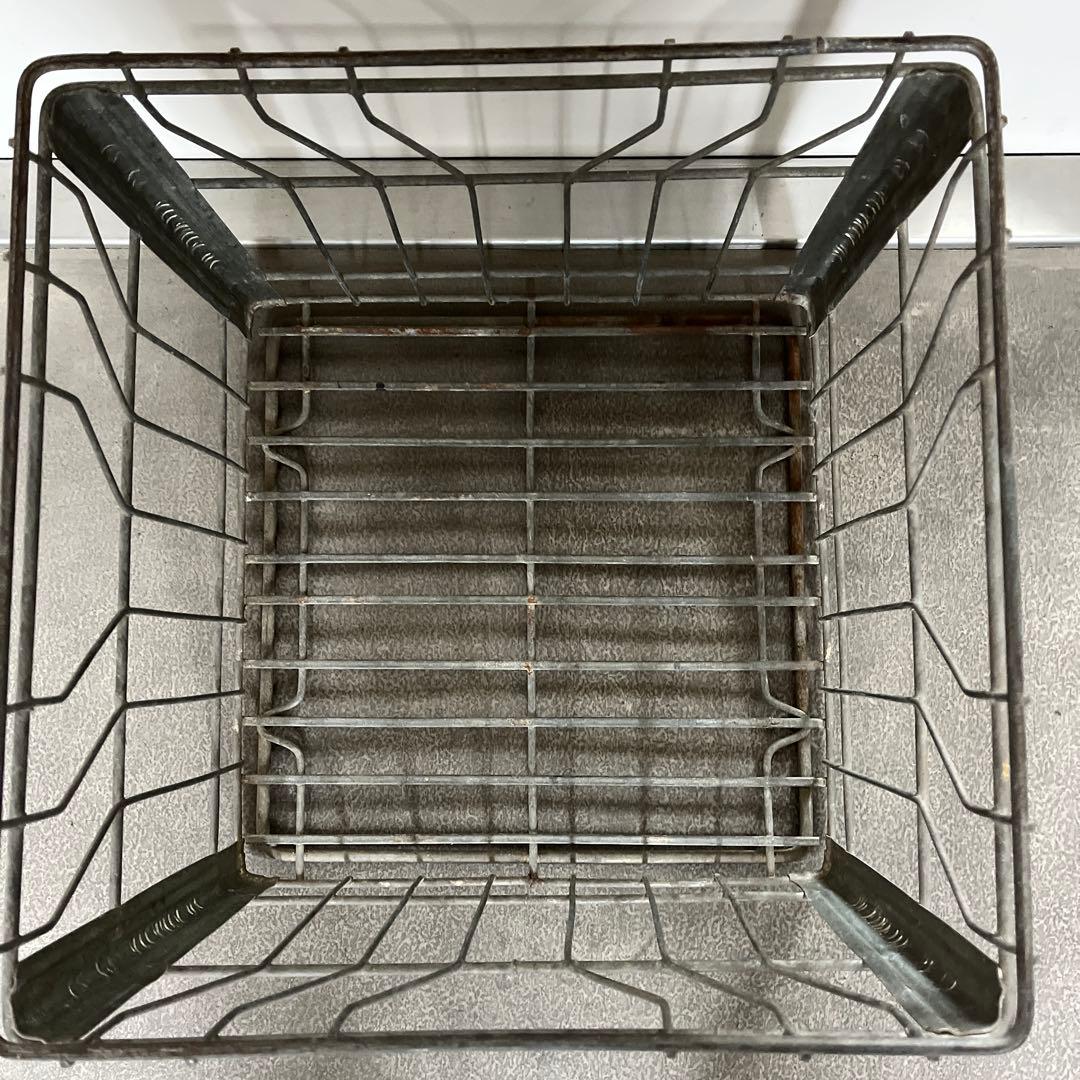 ヴィンテージ ワイヤークレート ミルククレート　ギアボックス